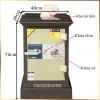Két Sắt Trusafe KN90KC: Thép 2 Lớp, Khóa Cơ, Thả Tiền, Bảo Hành 5 Năm