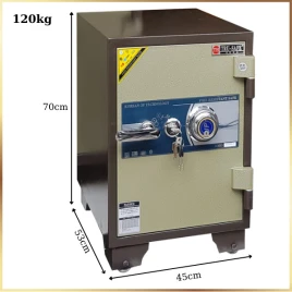 Két Sắt Chống Cháy Trusafe TH120DM - Bảo Hành 7 Năm, Khóa Cơ Đổi Mã