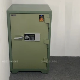 Két Sắt Hòa Phát KS190K1DT Chống Cháy, Điện Tử, Thép 2 Lớp, Bảo Hành 3 Năm