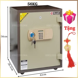 Két Sắt Điện Tử Chống Cháy Trusafe HQ56ĐT - Thép 2 Lớp, Bảo Hành 5 Năm