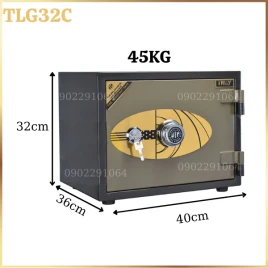 Két Sắt Truly Gold TLG32C Chính Hãng, Chống Cháy, Cho Gia Đình