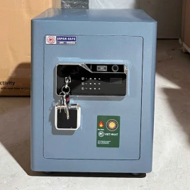 Két Sắt Thông Minh Việt Nhật VN50FID: Thép Nguyên Khối, Face ID, Chống Cháy