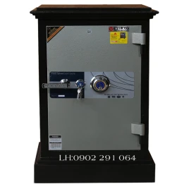 Két Sắt Welko KN74DM Thép Đúc Chống Cháy, Bảo Hành 5 Năm, Khóa Cơ