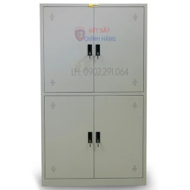 Tủ hồ sơ 4 cánh BDI - Thép không rỉ, an toàn, bền bỉ cho văn phòng