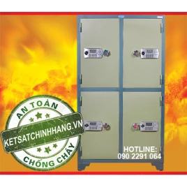 Tủ Sắt Bảo Mật Trusafe TH04DT Khóa Điện Tử, Chống Cháy, Dung Tích Lớn